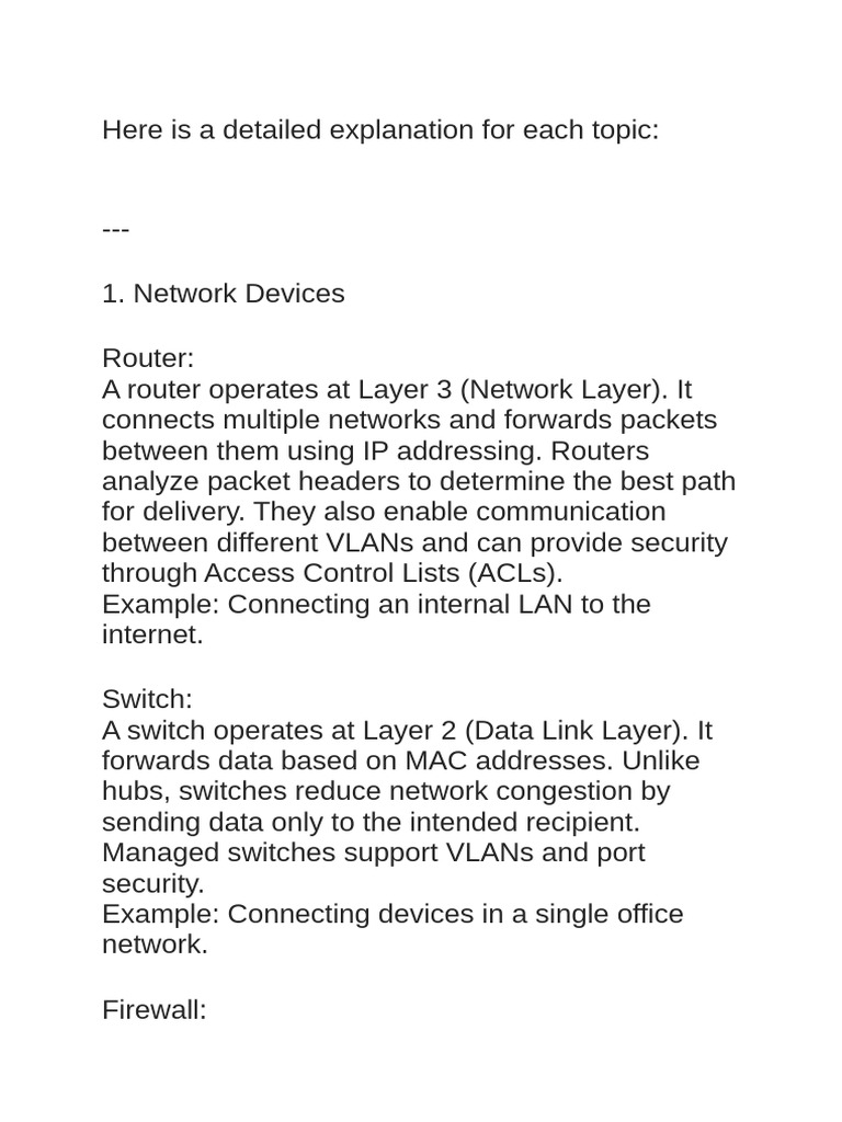 ali | PDF | Computer Network | Network Switch