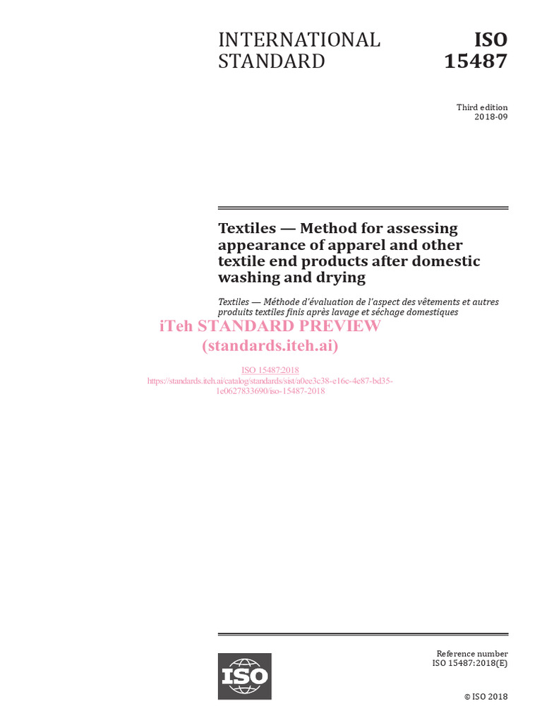Iso 15487 2018 | PDF | International Organization For Standardization ...