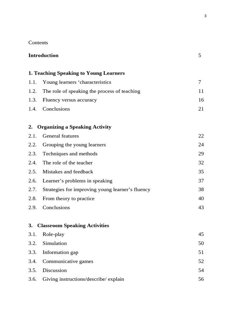 Teaching Speaking Skills to Young Learners | PDF | Fluency | Second ...