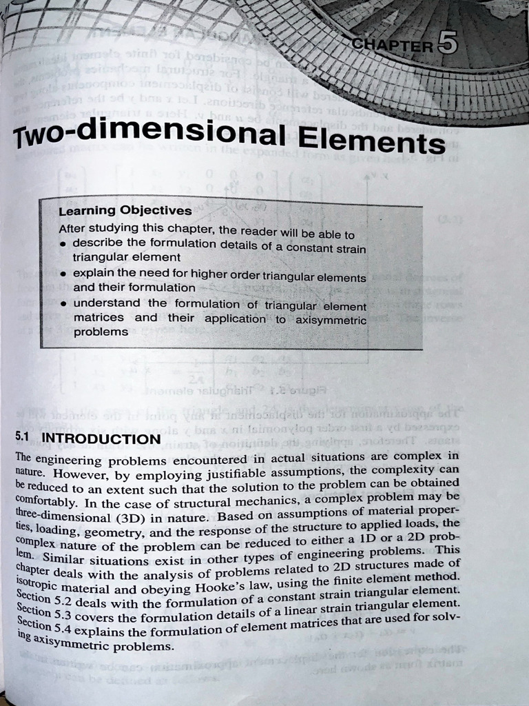 2D Finite Element Method Overview | PDF | Matrix (Mathematics ...