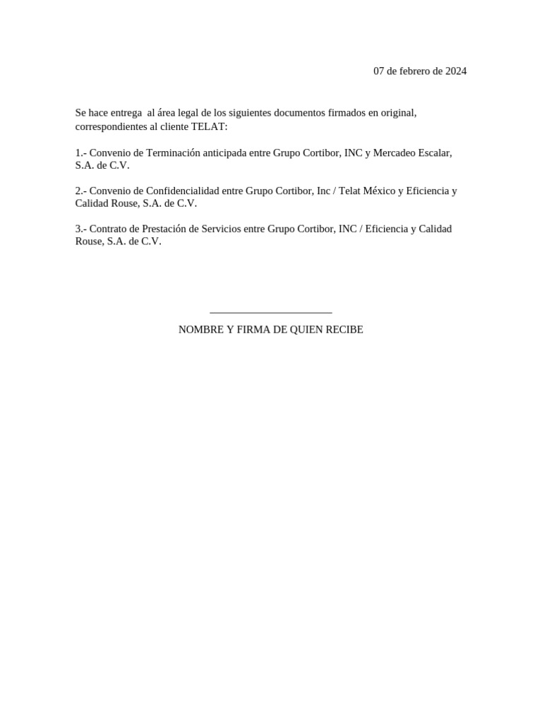 Acuse Juridico | PDF