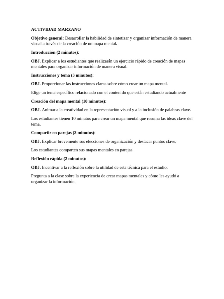 ACTIVIDAD MARZANO Y Taxonomía Afectiva de David Krathwohl | PDF | Las