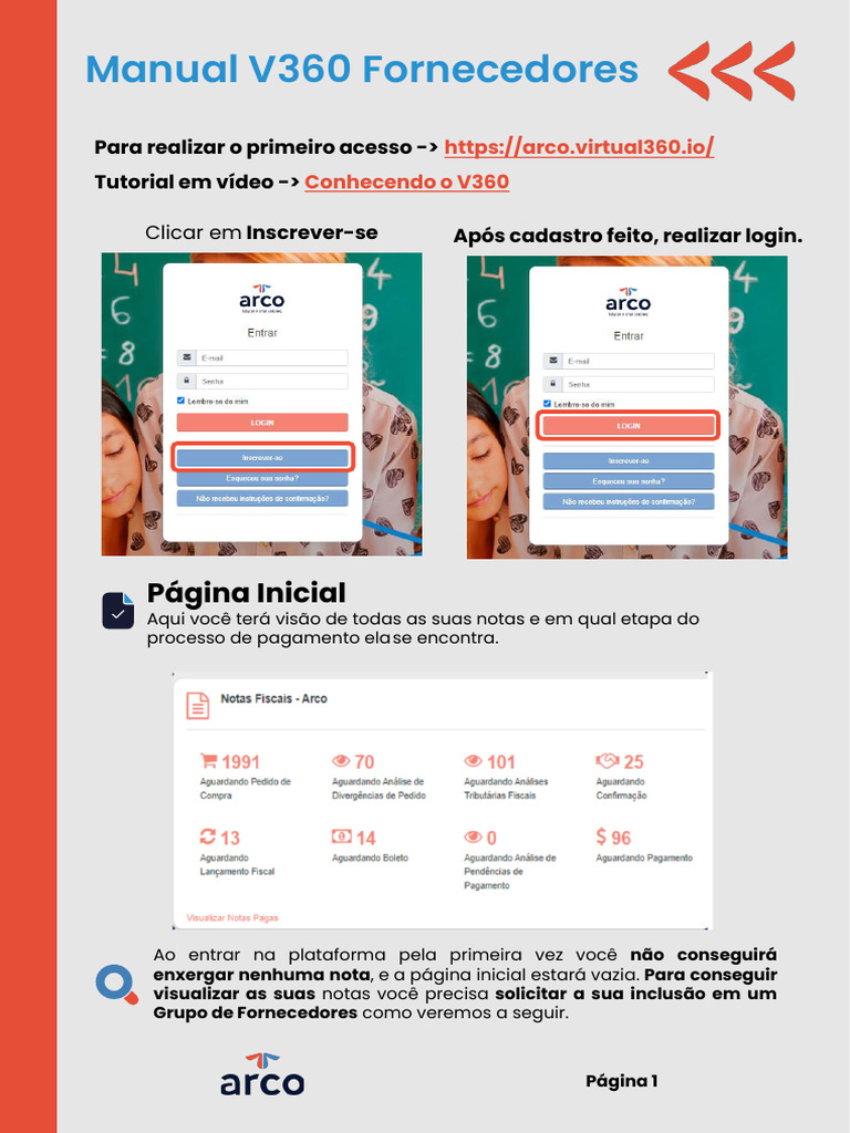 Manual v360 Fornecedores | PDF