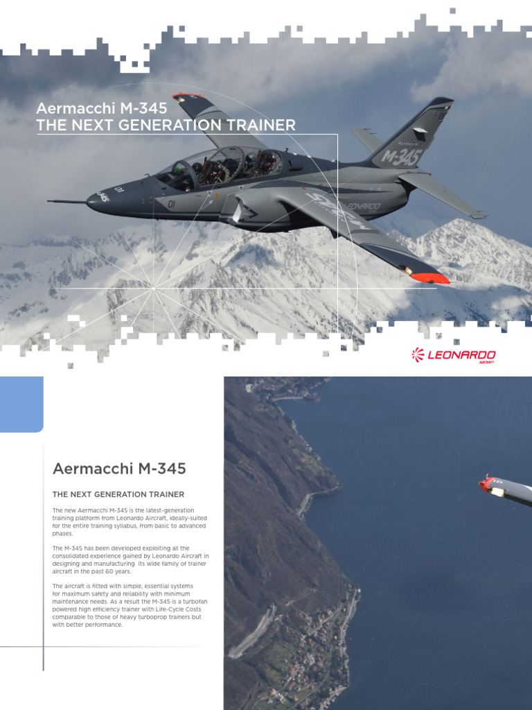 Aermacchi M-345 Next-Gen Trainer Overview | PDF | Wing Configurations ...