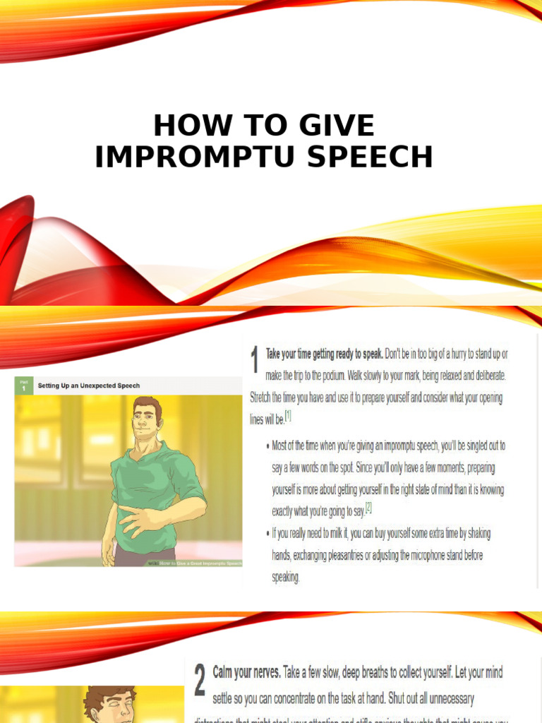 How to Give an Impromptu Toast