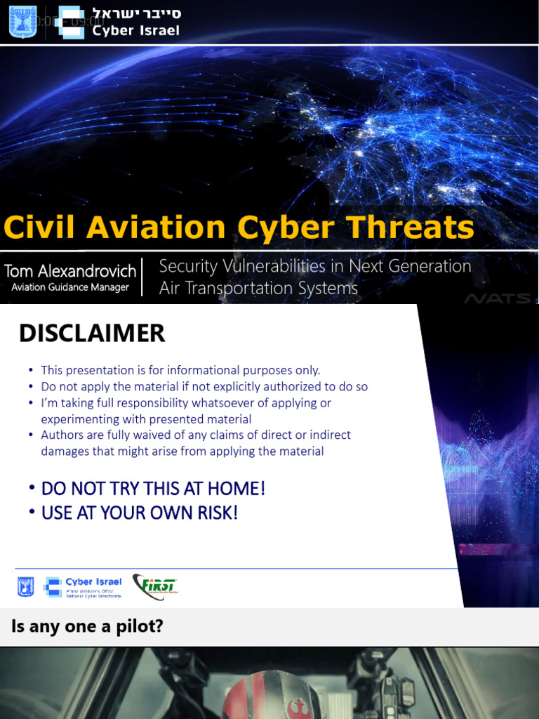 Civil Aviation Cyber Threats Overview | PDF | Aviation | Computer Security