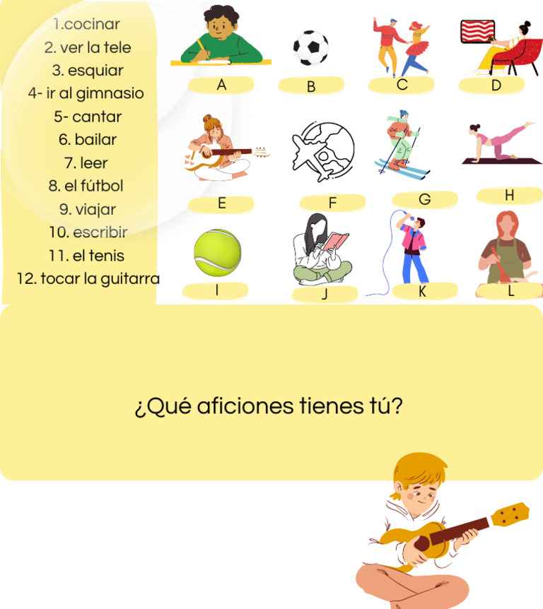 Lista de 12 Aficiones Populares | PDF