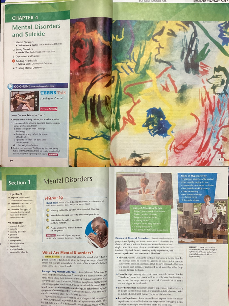 CHAPTER+4+MENTAL+DISORDERS+&+SUICIDE 2 | PDF
