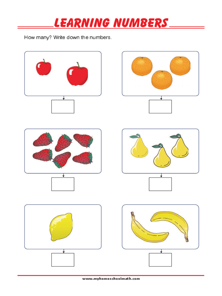 Learning Numbers 9 | PDF