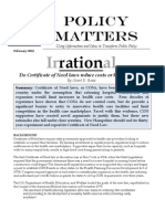 Irrational-Do Certificate of Need Laws Reduce Costs or Hurt Patients?