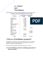 Trial Balance