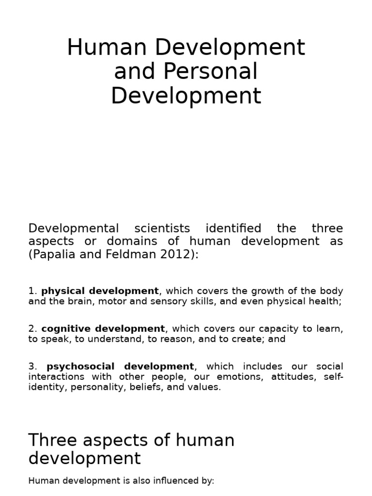 Personal Development Lesson 1 | PDF | Adolescence | Developmental ...