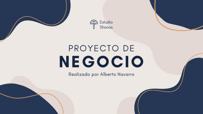 Presentación Proyecto de Negocio Formas Orgánicas Profesional Azul y ...