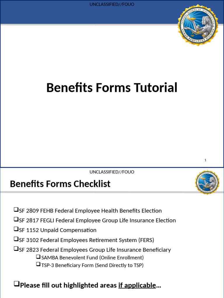 FEHB Enrollment and Benefits Forms Guide | PDF | United States Office ...