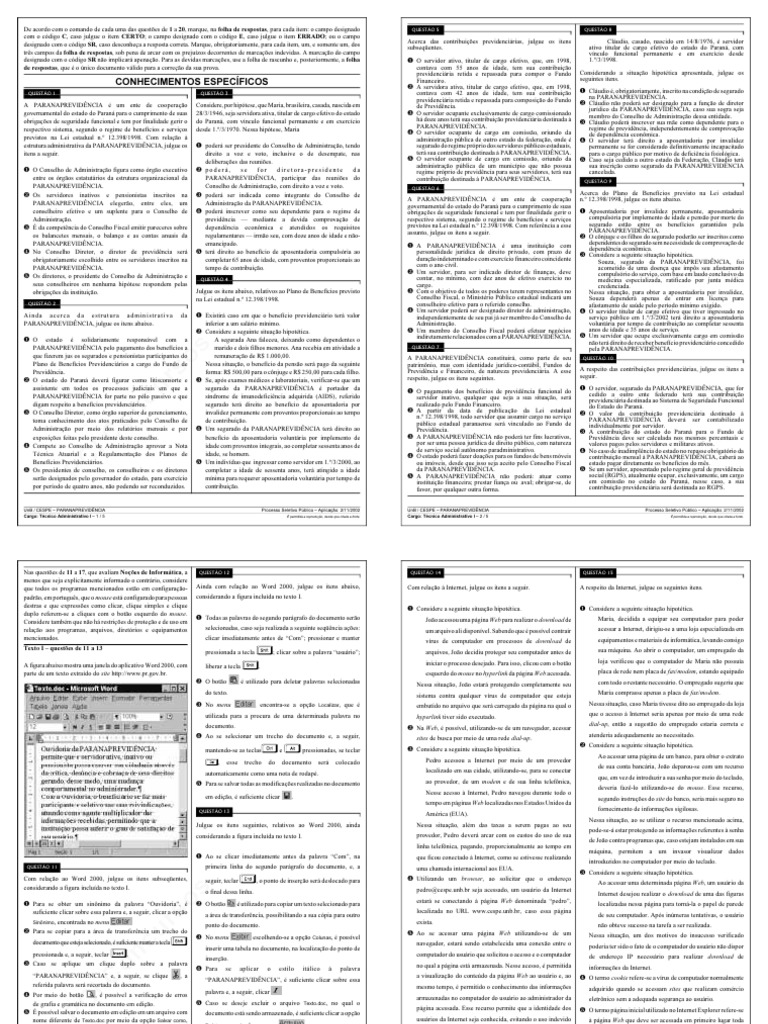 cargo_032 | PDF | Rede mundial de computadores | Internet e Web