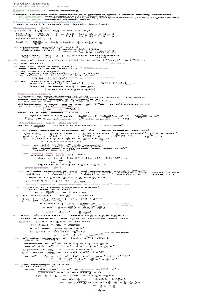 Understanding Taylor Series Pdf