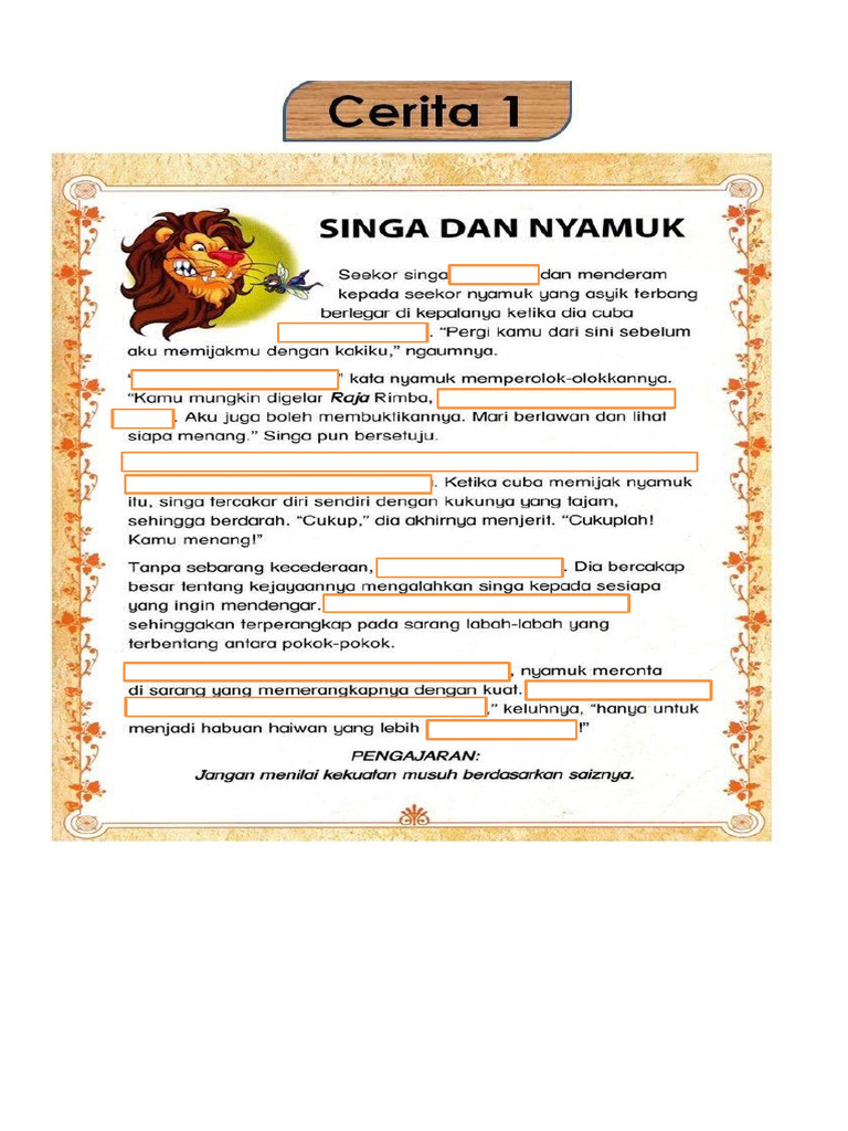 Singa Dan Nyamuk Pdf