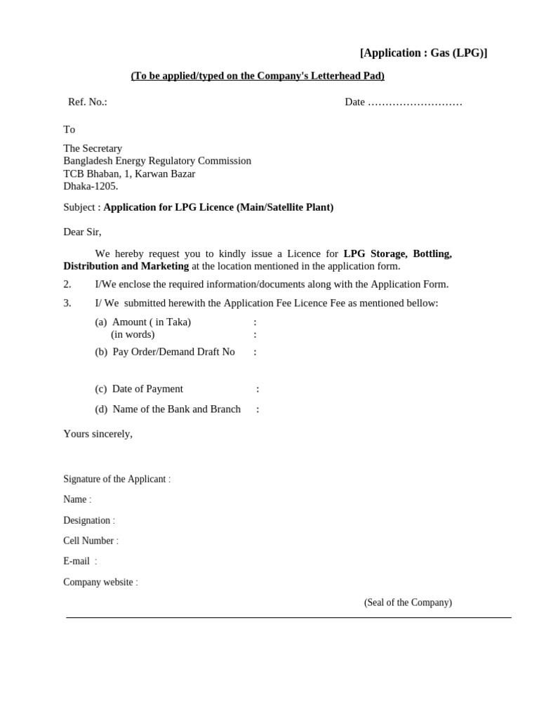 LPG Licence Application Process | PDF | Liquefied Petroleum Gas