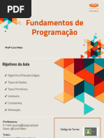Tipos de Dados e Variáveis em Portugol | PDF | Algoritmos | Variável ...