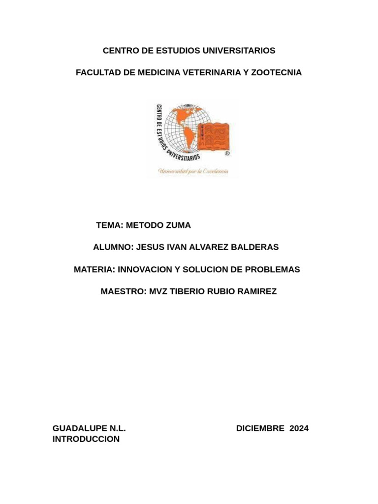 Método Zuma: Usos y Aplicaciones | PDF