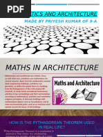 Mathematics in Architecture Explained | PDF | Mathematics | Geometry