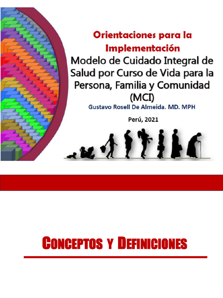 Clase 004 SOCIEDAD - Modelo de Cuidado Integral de Salud 2022-2 | PDF