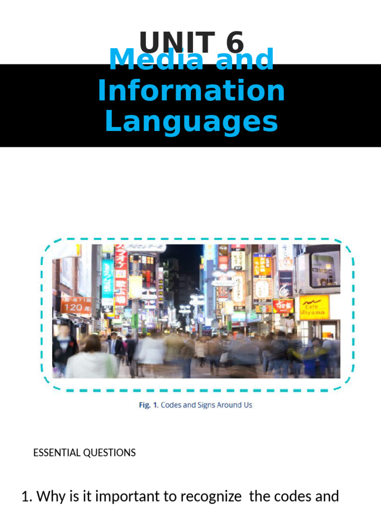 Media and Information Languages | PDF | Genre | Information