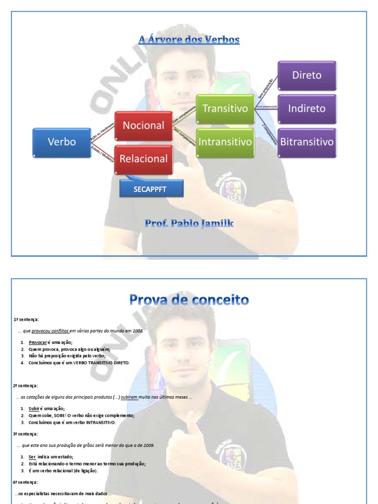 Verbos Relacionais e Nocionais em Análise | PDF | Negócios