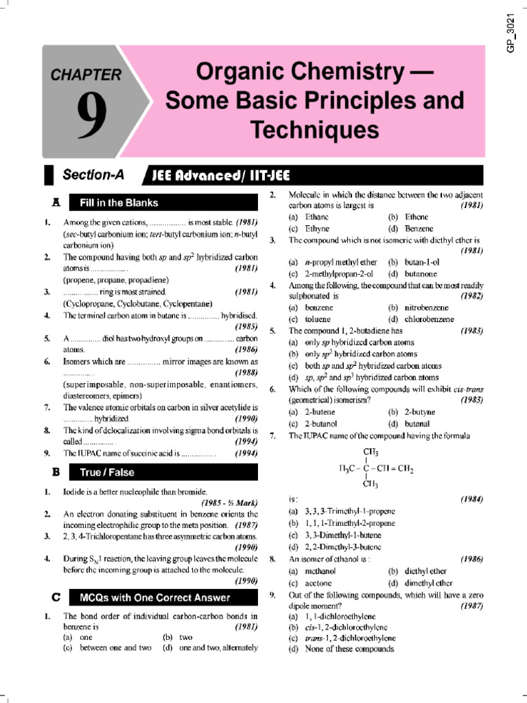 Organic Chemistry - Some Basic Principles & Techniques | PDF