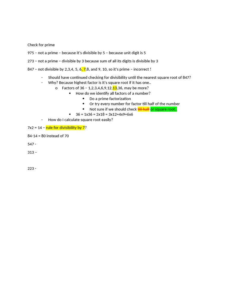 Check For Prime | PDF