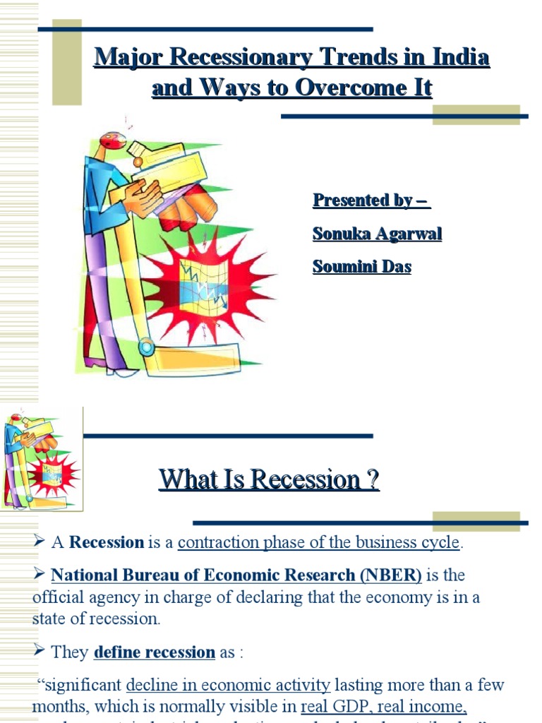 Recession in India PDF Recession Economies