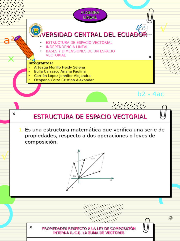 Fundamentos de Álgebra Lineal | PDF | Espacio vectorial | Base (álgebra ...