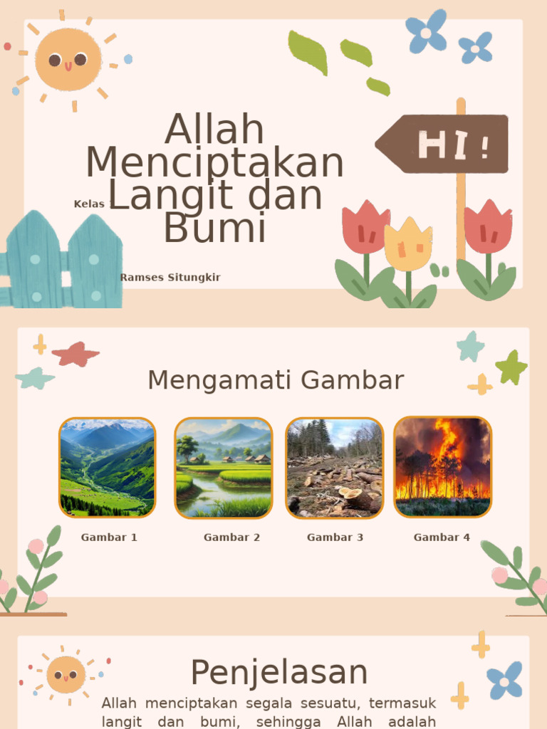 tema_6_allah_menciptakan_langit_dan_bumi_241017_103511(1) | PDF