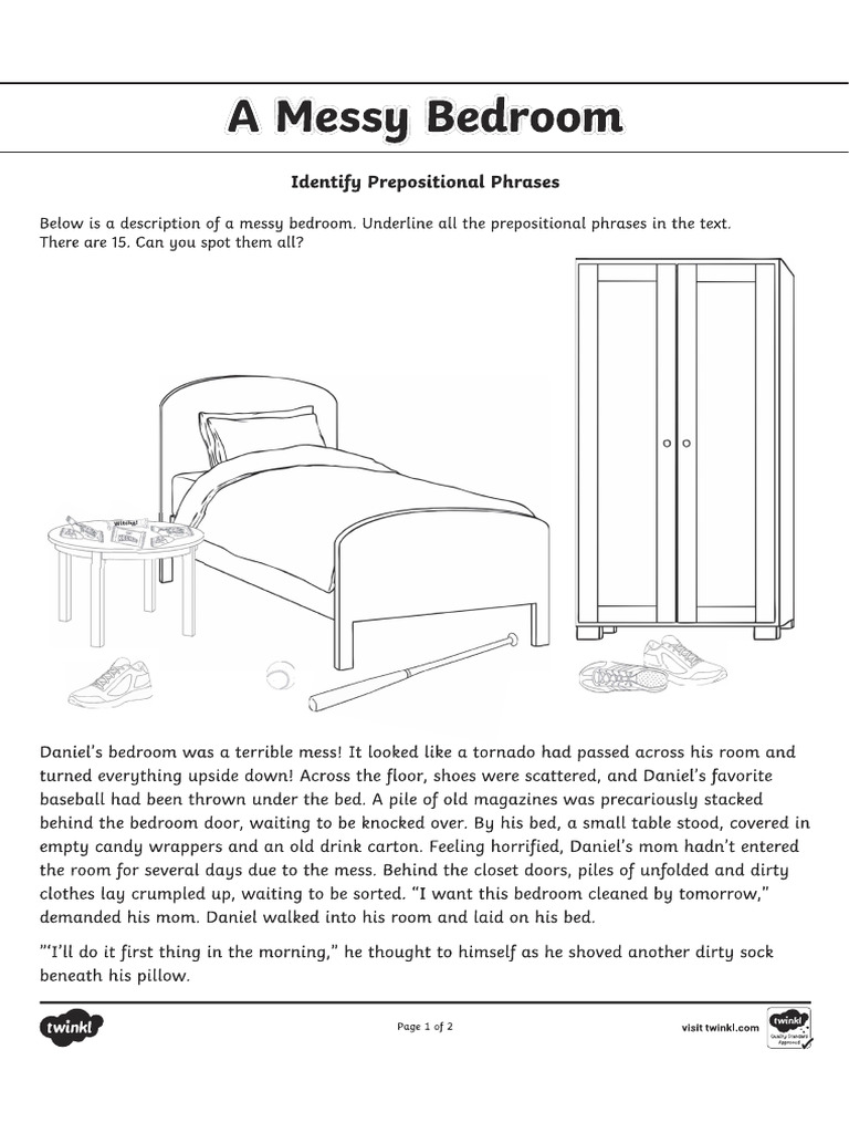 Preposition Homework | PDF