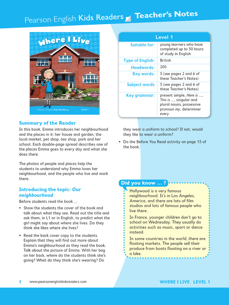 Exploring Emma's Neighbourhood | PDF | English Language | Syntax