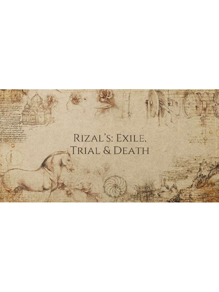 Rizals Exile Trial and Death | PDF