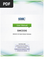 Download SMCD3G Cable Modem Gateway User Manual by Psyllicon SN81548499 doc pdf
