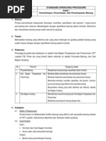 Download Contoh SOP Penerimaan Barang by Miko Sudjatmiko SN81548979 doc pdf