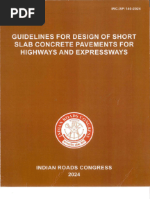 IRC SP 140-2024 Guidelines for Design of Short Slab Concrete Pavement_compressed