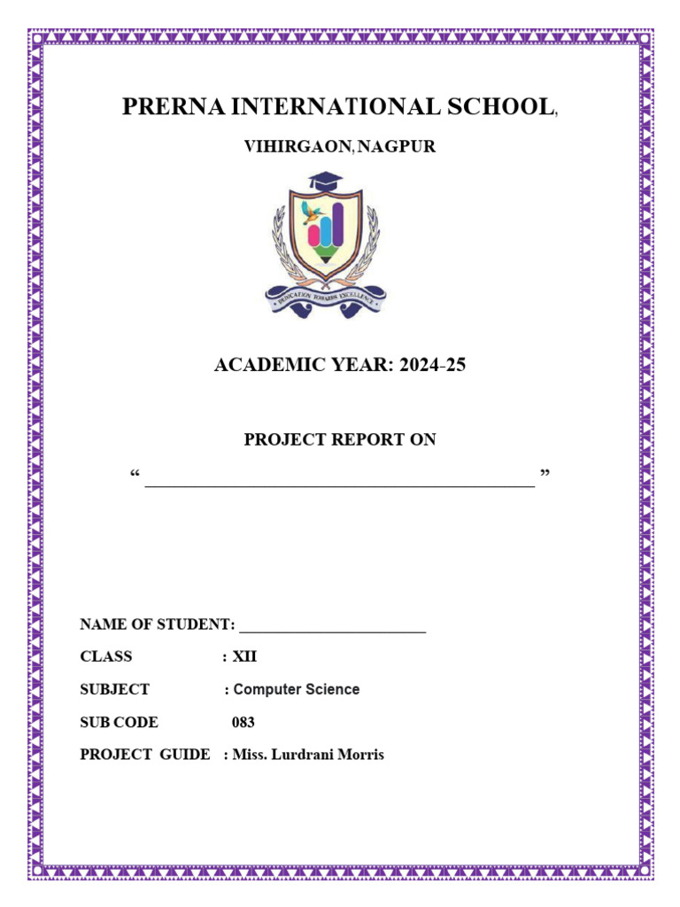 Project Initial Pages 24-25 (CS) | PDF | Gratitude