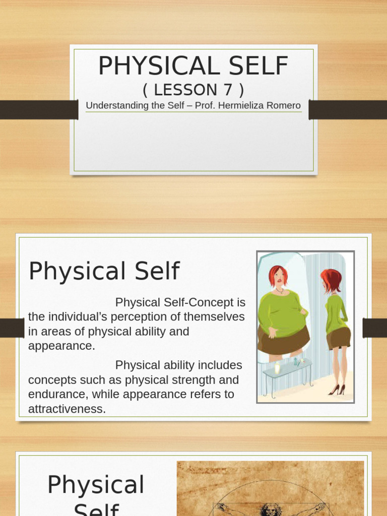 UTS CHAP 7 PHYSICAL SELF - PPTX NEW | PDF | Beauty | Philosophy Of Self