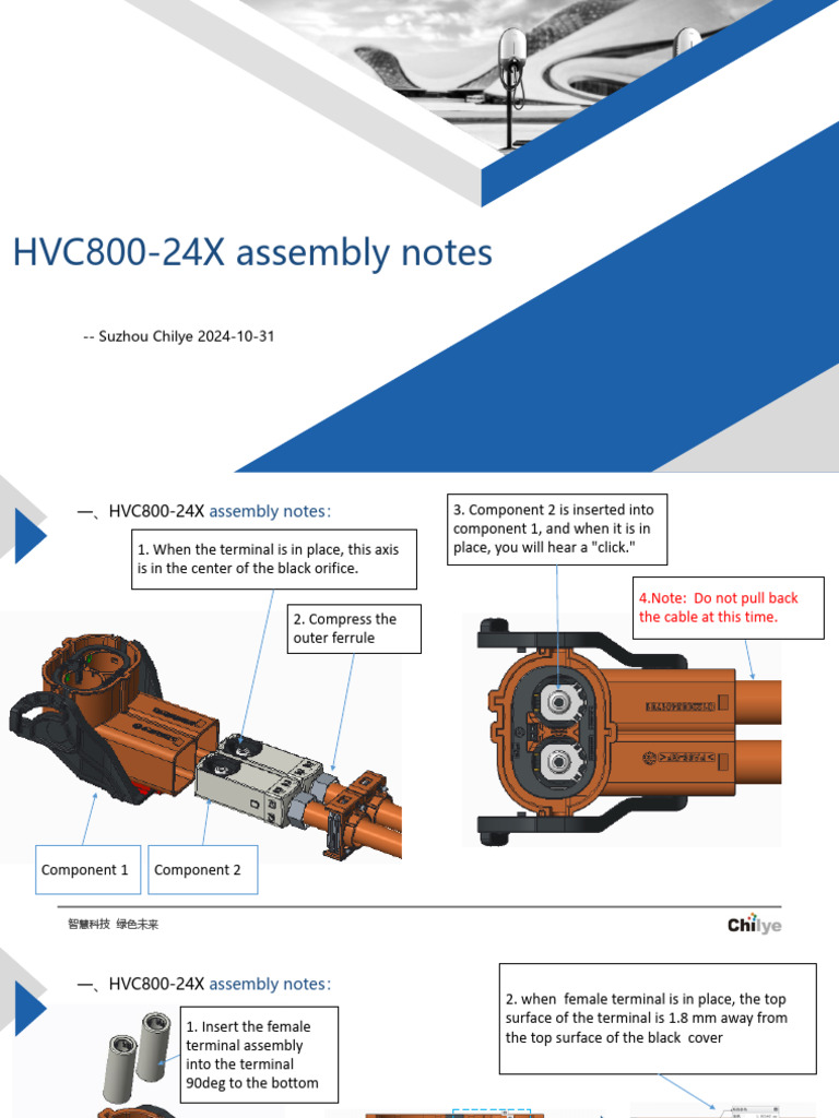 HVC800-24X Assembly Instructions | PDF