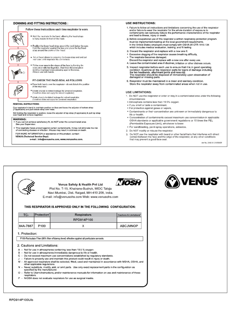 7887 Venus RPD914P100Ulb | PDF
