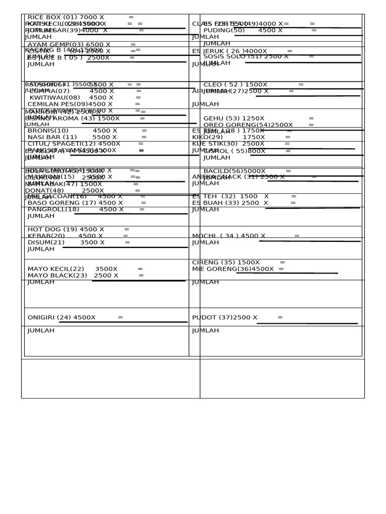 Rice Box | PDF