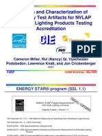 CORM 2009 - Selection and Characterization of Prof Test Artifacts for NVLAP SSL Products Testing Accredit at Ions