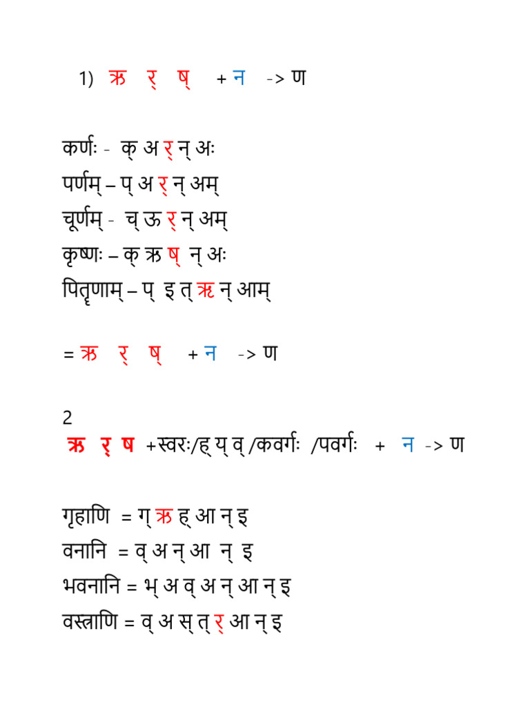 ऋ र् ष् न ण | PDF
