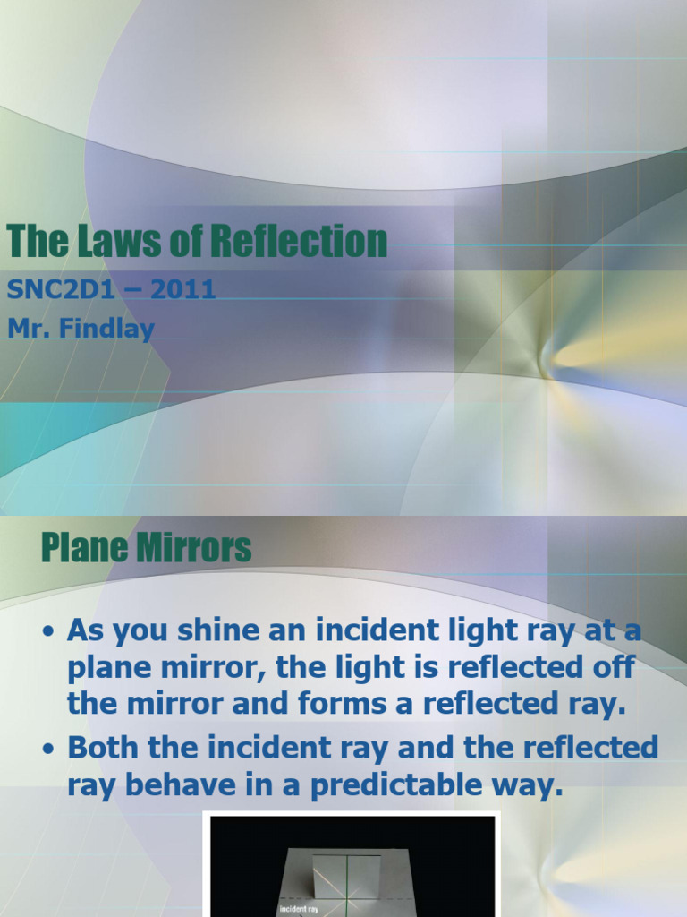 1.06 The Laws of Reflection | PDF