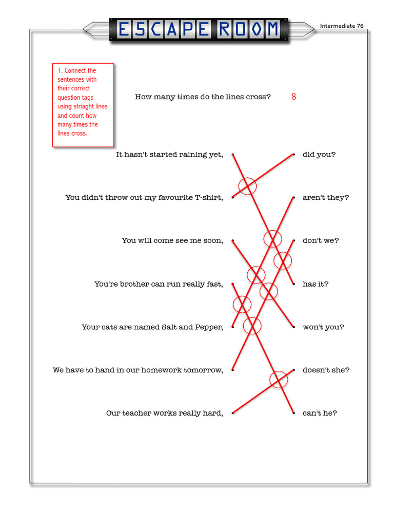 76 - Question Tags (B) (Answer) | PDF