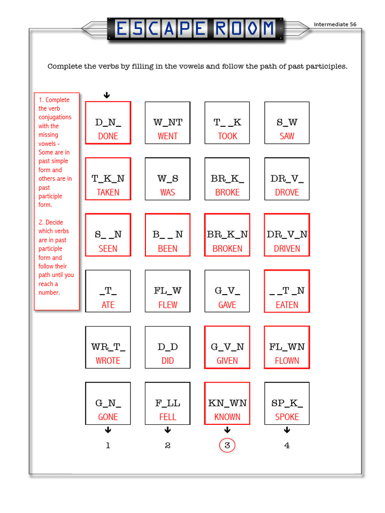 56 - Verb Conjugation (B) (Answer) | PDF