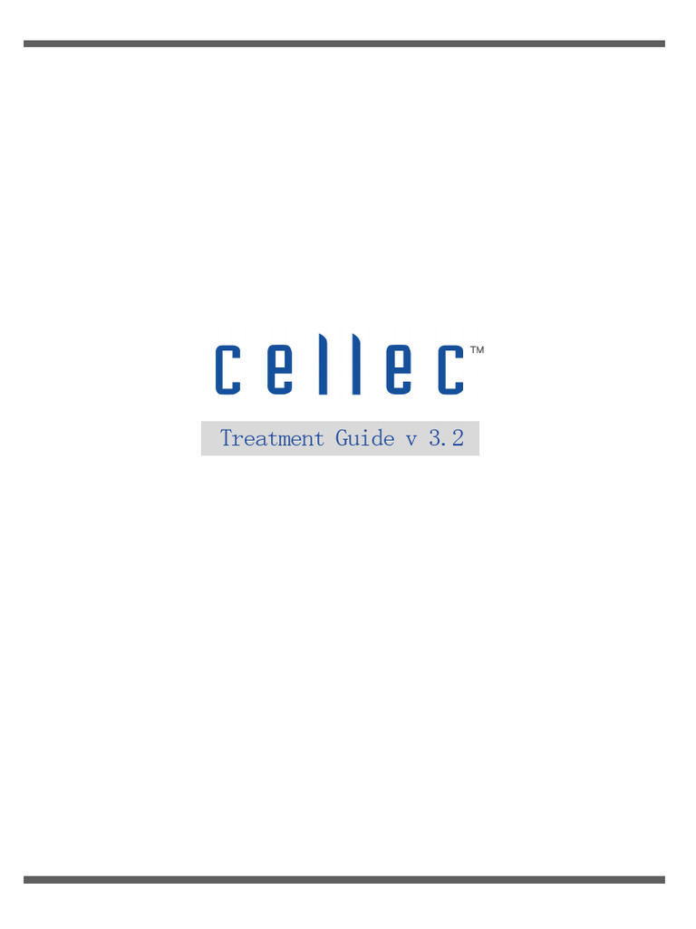 5 20120621 Cellec Treatment Guide (Ver 3.2) | PDF | Scar | Topical ...